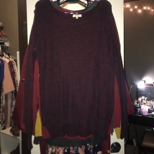Maroon & Black Sweater